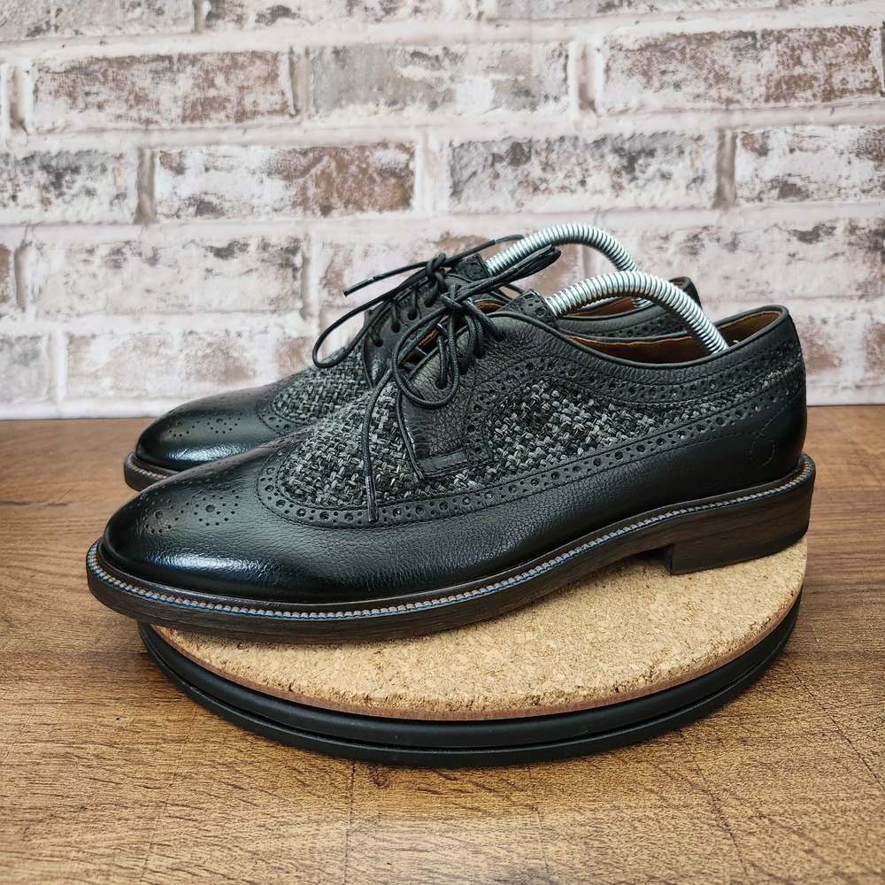 Johnston & Murphy Wingtip Woven Texture Oxford Men's Shoes 8M